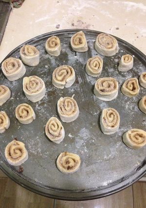 Una foto de Y acá nuevamente los Cinnamons roll de canela