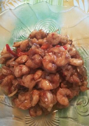 Foto resep Udang saus tiram