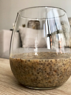 Una foto de Pudding de chía y plátano