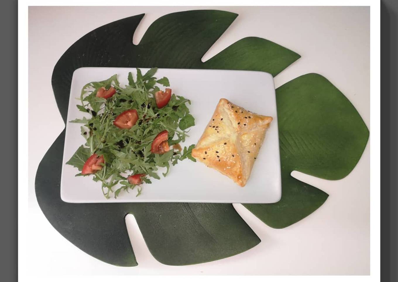 Feuilletés poireaux/saumons