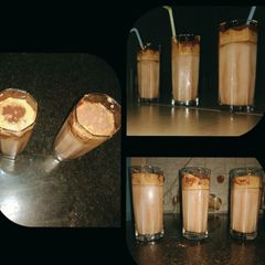 Dalgona cold coffee A picture of Dalgona cold coffee.