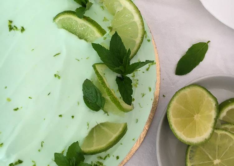 Simple Way to Prepare Veloce Cheesecake alla menta e lime 🌱