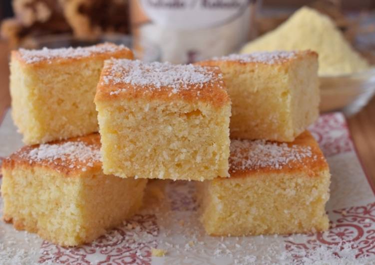 Bizcocho de harina de maiz