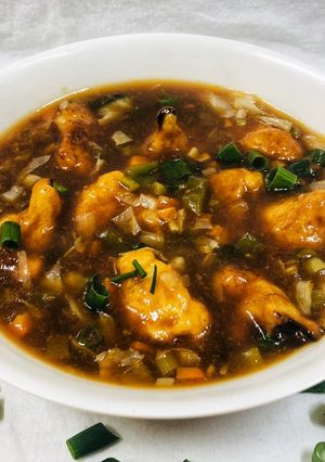 A picture of Gobhi Manchurian.