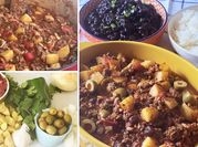 A picture of picadillo with potatoes