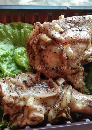 Foto resep DIET MAYO DAY 2 (Dinner) BAKED CHICKEN BASIL LEMON