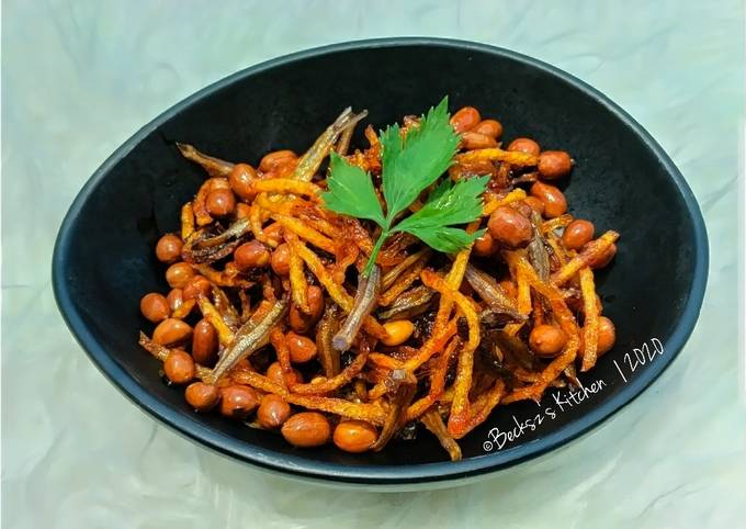 Resep 171. Kering Kentang Kacang &amp; Teri Pedas Manis Anti Gagal