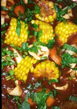 Foto resep Cumi saos tiram pedas #ResepPertamaku
