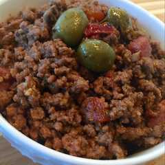 Una foto de Picadillo de Res