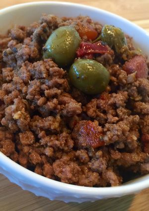 Una foto de Picadillo de Res