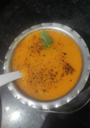 A picture of Vitamin a rich soup.