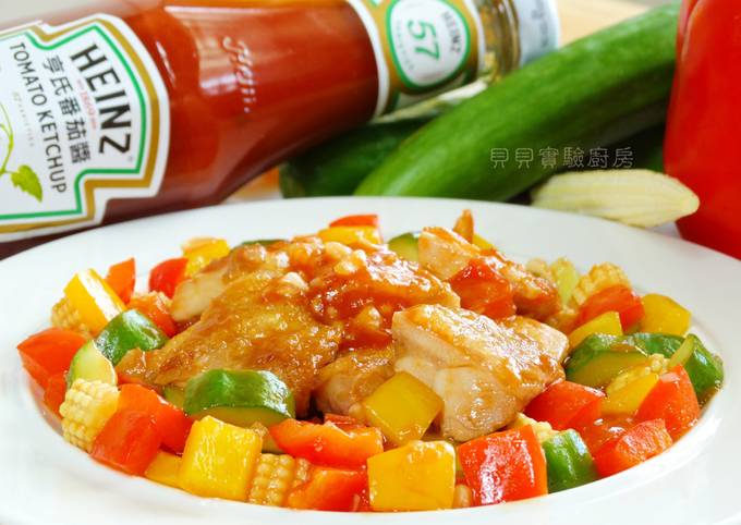 [亨氏番茄醬]茄汁健康雞 食譜成品照片
