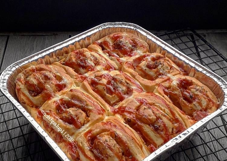 Cara termudah untuk Musim Dingin saat makan malamPIZZA ROLL ala KILLER SOFT BREAD