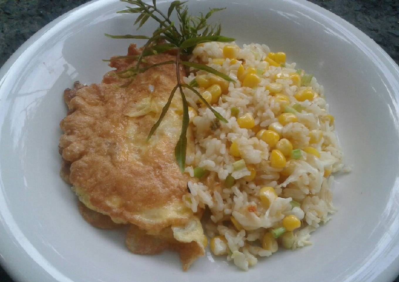 51. NASI GORENG JAGUNG DAN TELUR JAGUNG