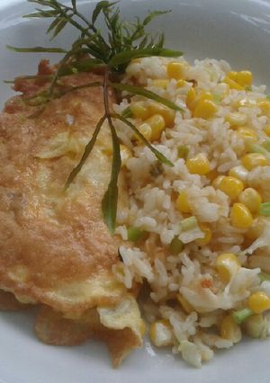 Foto resep 51. NASI GORENG JAGUNG DAN TELUR JAGUNG