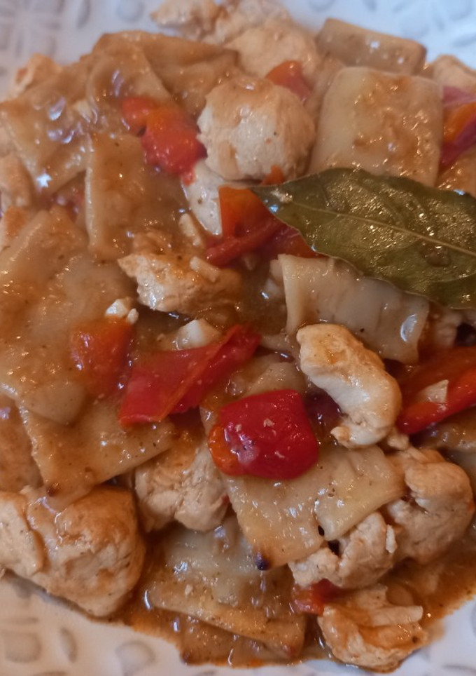 Una foto de Gazpachos manchegos con pollo