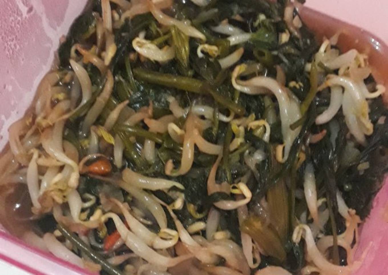 Kubis dan taoge panggang