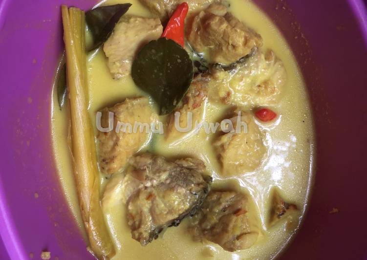 Resep Kakap kuning santan simple yang Enak Banget