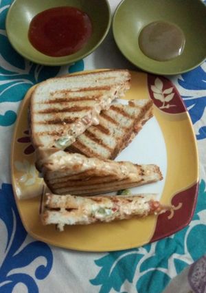 A picture of Mayo Cheese sandich.