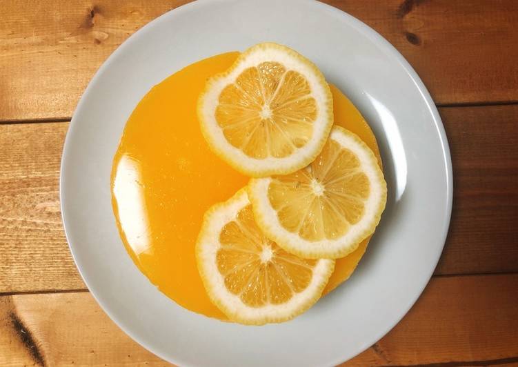 Steps to Make Quick No Bake Orange-Gelatin Layered Cheesecake