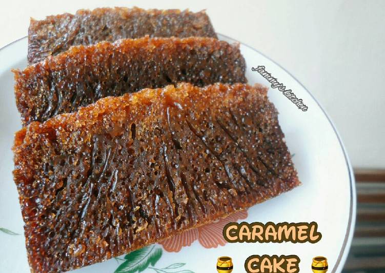 Resep Caramel Cake a.k.a Sarang Semut + Tips yang Enak