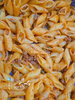 صورة لوصفة معكرونة بالكاري