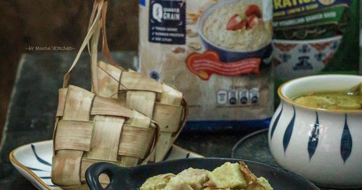 Resep Ketupat Oats Dan Opor Ayam Special Oleh Moona S Kitchen Cookpad