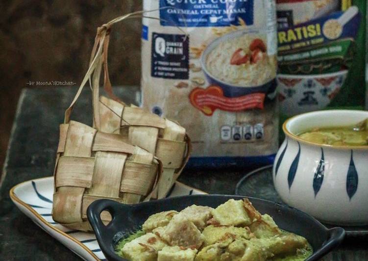 Mudah Cepat Memasak Ketupat Oats dan Opor Ayam Special Nikmat Lezat