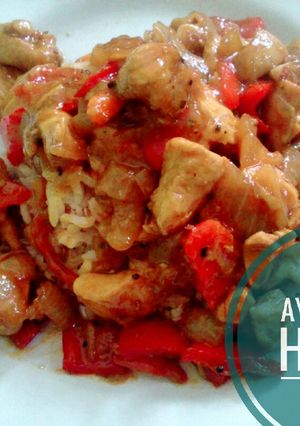 Foto resep Ayam Lada Hitam #NoMSG