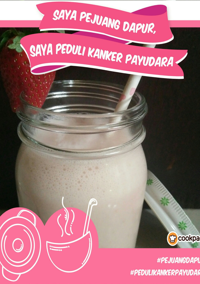 Foto resep Banana Strawberry Smoothie