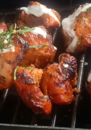 A picture of Chicken tikka.