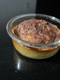 Una foto de Souffle de calabaza y cebolla
