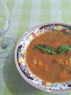 Foto resep Tomato bean soup
