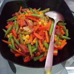 รูปของ Tumis buncis wortel beef