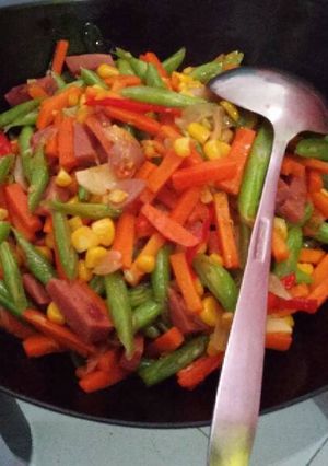 Foto resep Tumis buncis wortel beef