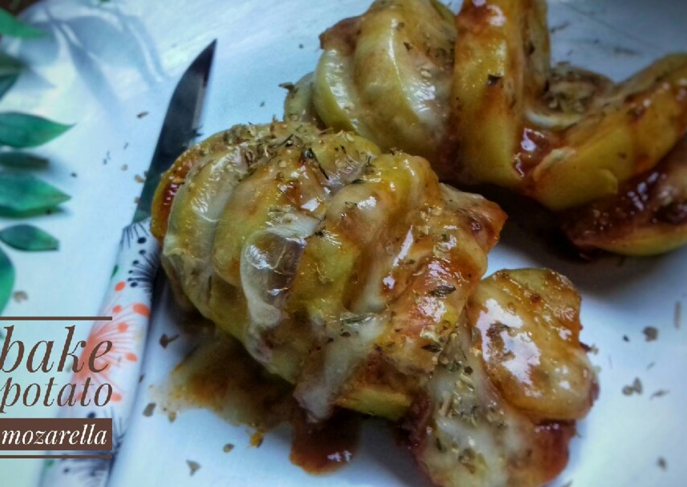 Bake potato bolognese cheese