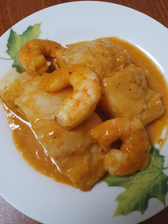 Una foto de Bacalao a la marinera