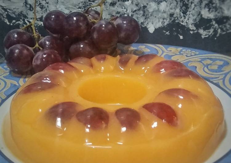 Kiat-kiat mengolah Puding Mangga Anggur legit