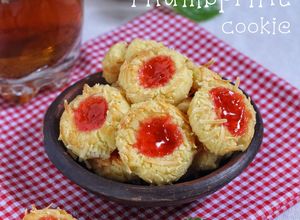Foto resep Filled Jam Thumbprint Cookie