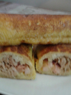 Una foto de Rollitos rellenos de atún y bacon