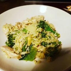 A picture of Sw Thai green curry rice low in syns.