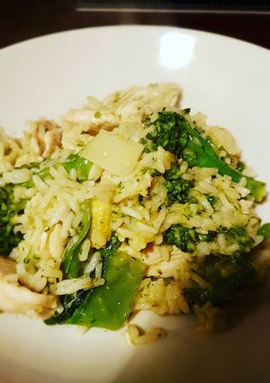 A picture of Sw Thai green curry rice low in syns.