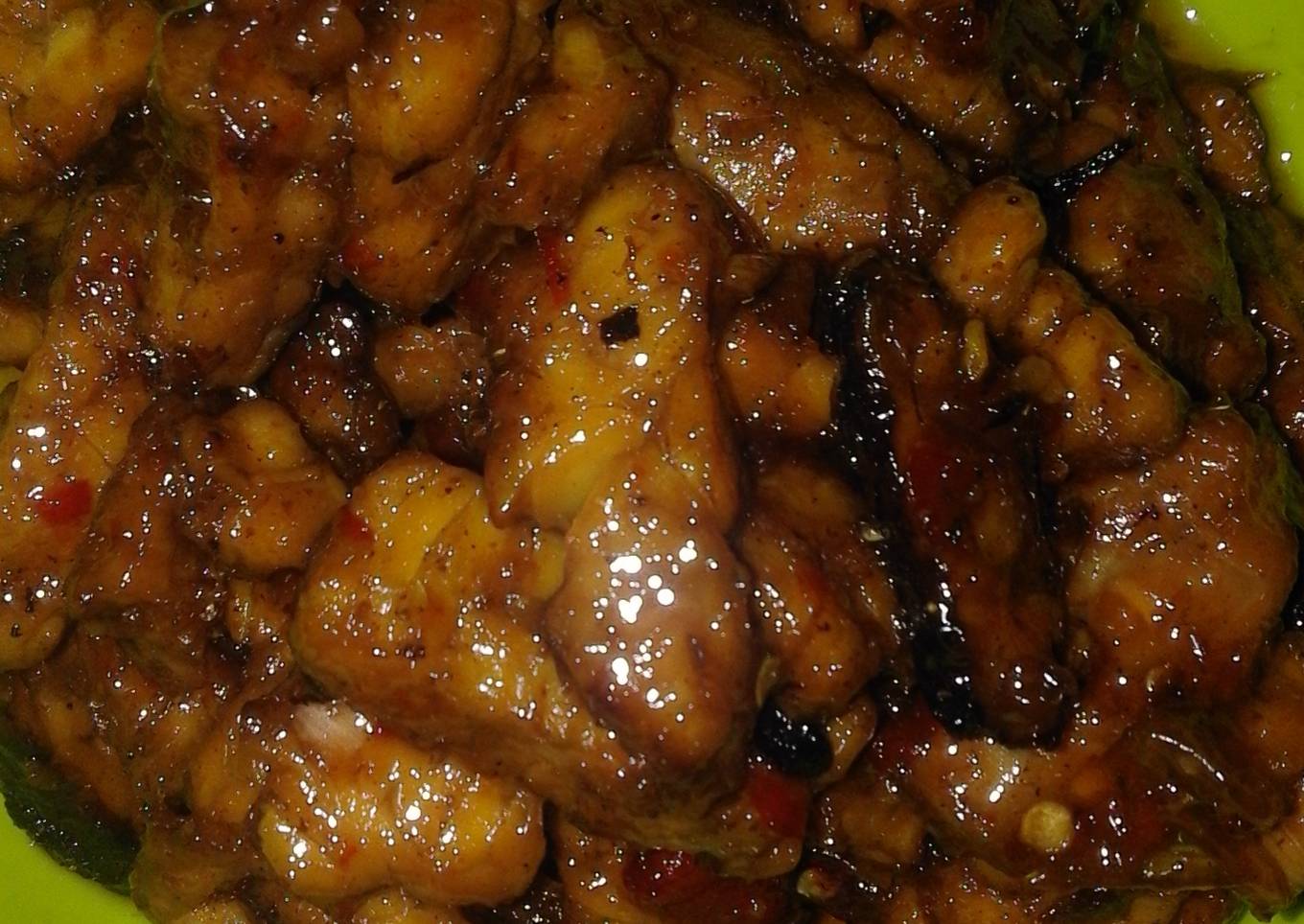 Tempe Bacem Pedas Manis ala Dapur Galuh