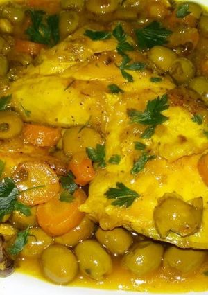 صورة لوصفة طاجين الزيتون