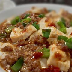 A picture of Chinese Mapo Tofu (Sichuan Cuisine).