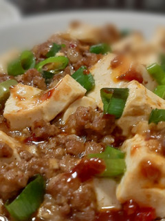 A picture of Chinese Mapo Tofu (Sichuan Cuisine).