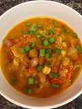Chili vegano con frijoles y garbanzos