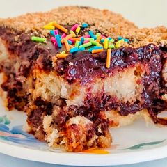 A picture of Rusk pudding.