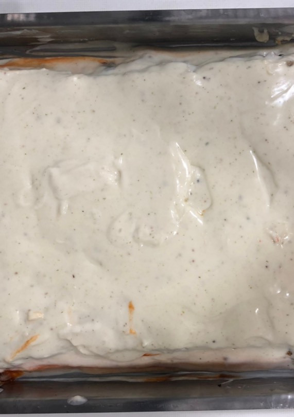 Una foto de Bechamel para cobertura en Thermomix