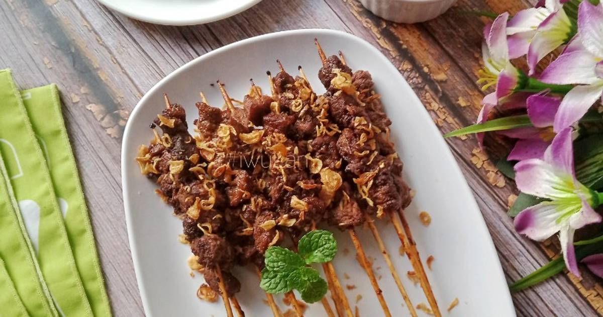 Resep Sate Maranggi (daging Kambing) Dengan Bahan Sederhana